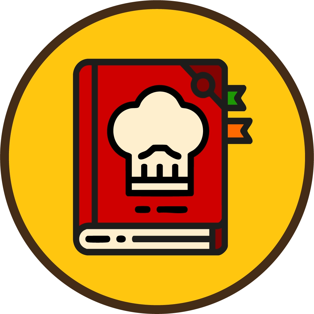 Authentic recipes icon